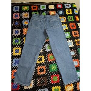 L.L. Bean Comfort Waist Jeans Size 35x32 (34x31) Classic Blue Denim Straight